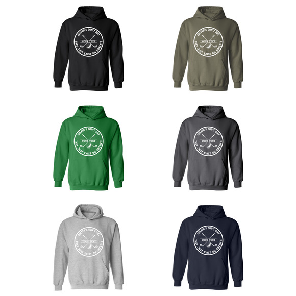 Golf Hoodie Golfers Don't Diet Personalized Name Funny Clubs Ball  Sweatshirt - Picture 2 of 15